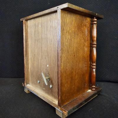Nice musical wooden Jewlery box with an assortment of Jewlery