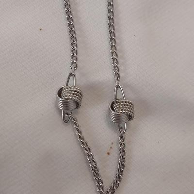 Silver-toned Jewlery earrings, Necklaces and a beautiful ring