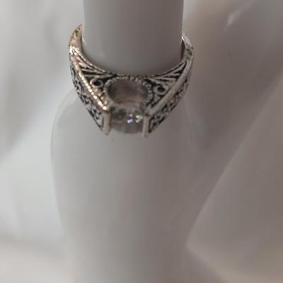 Silver-toned Jewlery earrings, Necklaces and a beautiful ring