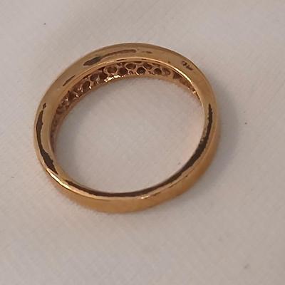 Two gold-toned rings Bling fun!