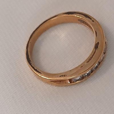 Two gold-toned rings Bling fun!