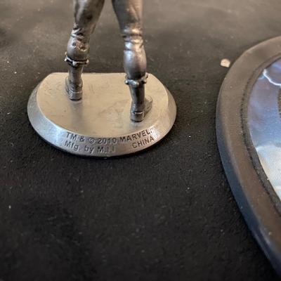 PEWTER ACTION FIGURES, CAPTAIN AMERICA, IRON MAN, GHOST RIDER, AND MORE!