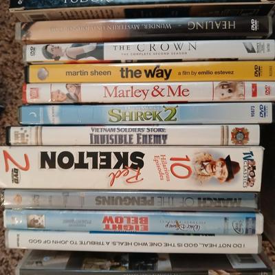 Movies on DVD - a few are brand new - never opened!