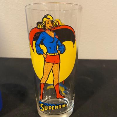 1976 SUPERGIRL PEPSI, PINT GLASS