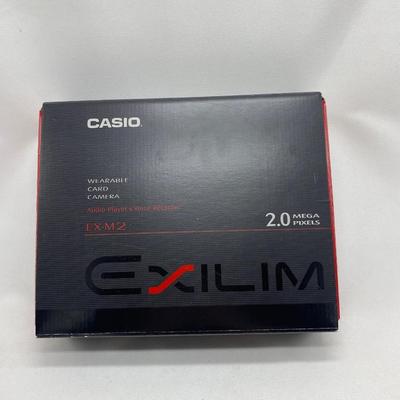 CASIO EX-M2 WEARABLE CARD CAMERA 2.0 MEGA PIXEL