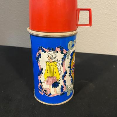 VINTAGE "THE WORLD OF BARBI" THERMOS