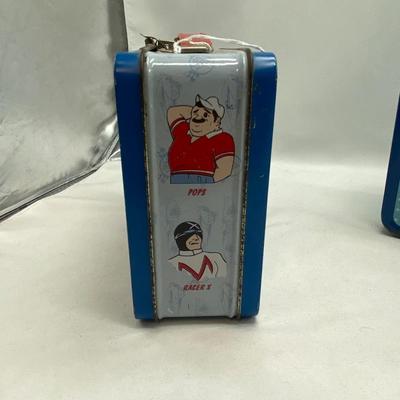 THE SMURFS AND SPEED RACER LUNCH BOXES