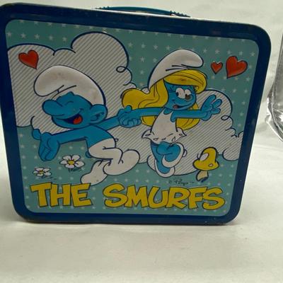 THE SMURFS AND SPEED RACER LUNCH BOXES