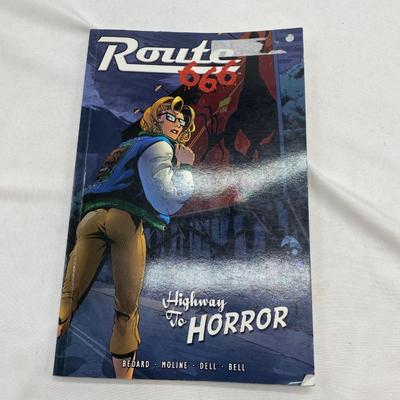 ROUTE 66 HIGHWAY TO HORROR & GRAPHIC NOVELS BOOK