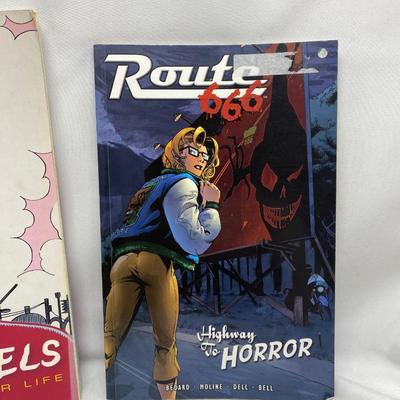 ROUTE 66 HIGHWAY TO HORROR & GRAPHIC NOVELS BOOK