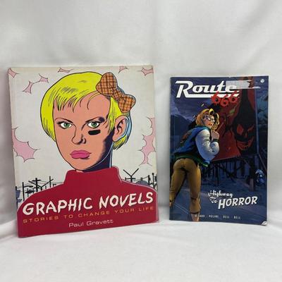 ROUTE 66 HIGHWAY TO HORROR & GRAPHIC NOVELS BOOK