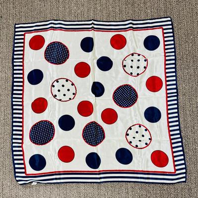 Echo Silk Scarf - Abstract Polka-dots