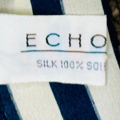 Echo Silk Scarf - Abstract Polka-dots