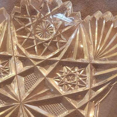 Maple City Cut Glass Candy Dish