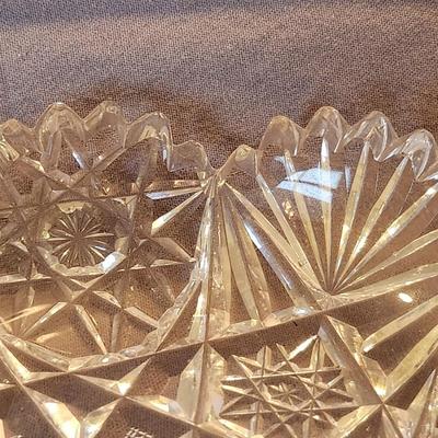 Maple City Cut Glass Candy Dish