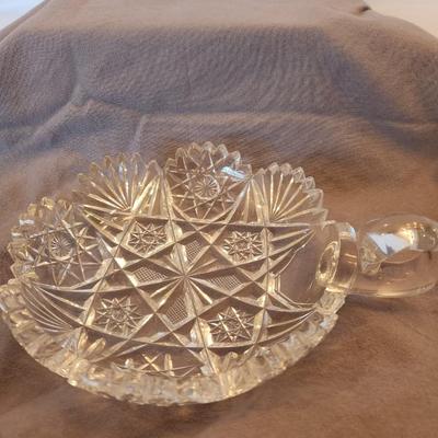 Maple City Cut Glass Candy Dish