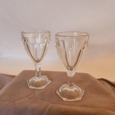 Vintage 1920s French Bistro Glassware
