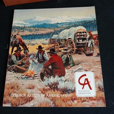 The Charles M Russell Book - Hardback - and a softback book of Cowboy artists of America 1976