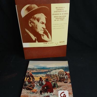 The Charles M Russell Book - Hardback - and a softback book of Cowboy artists of America 1976