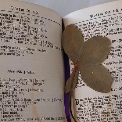 Two antique German bibles - 1899 - 1906 and a more modern Holy Bible