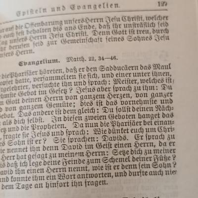 Two antique German bibles - 1899 - 1906 and a more modern Holy Bible
