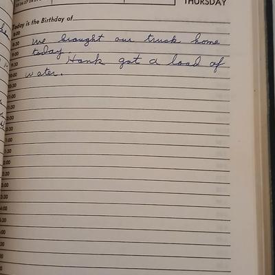 1946 - 1949 Personal Journals - Sold 15 dozen eggs in town at .37 a dozen! Neat old history