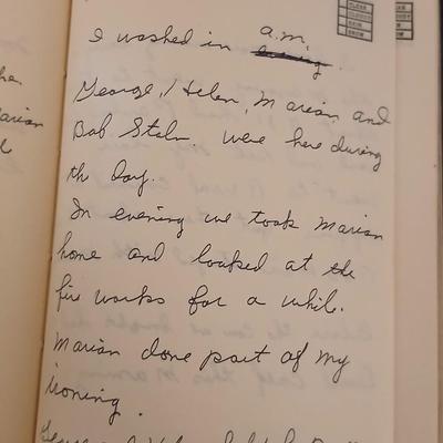 1946 - 1949 Personal Journals - Sold 15 dozen eggs in town at .37 a dozen! Neat old history