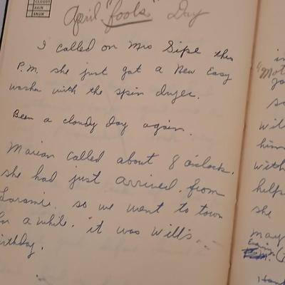 1946 - 1949 Personal Journals - Sold 15 dozen eggs in town at .37 a dozen! Neat old history