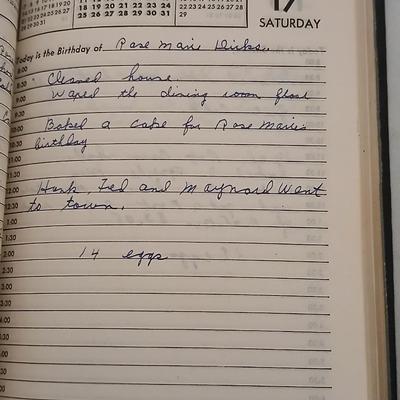 1946 - 1949 Personal Journals - Sold 15 dozen eggs in town at .37 a dozen! Neat old history