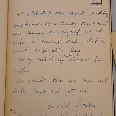 1946 - 1949 Personal Journals - Sold 15 dozen eggs in town at .37 a dozen! Neat old history