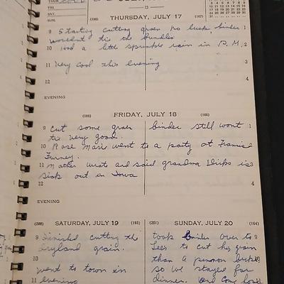 1946 - 1949 Personal Journals - Sold 15 dozen eggs in town at .37 a dozen! Neat old history