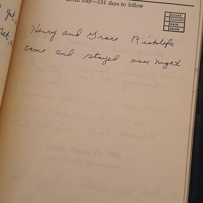 1946 - 1949 Personal Journals - Sold 15 dozen eggs in town at .37 a dozen! Neat old history