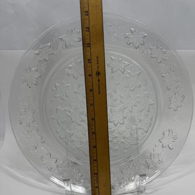 PRINCESS HOUSE Fantasia Poinsettia Serving Platter Plate 13”