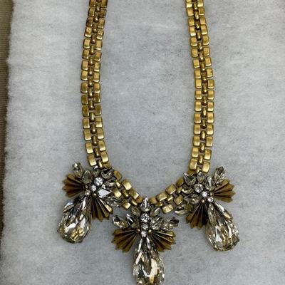 J Crew Rhinestone Necklace