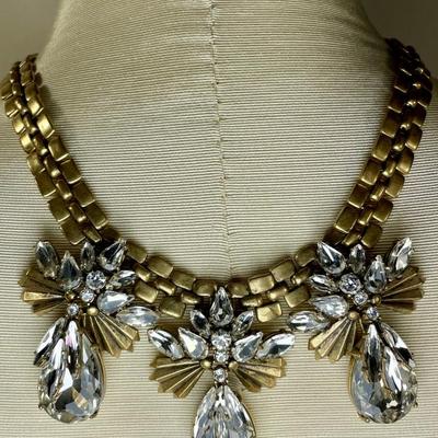 J Crew Rhinestone Necklace