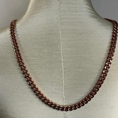 Vintage Solid Copper Necklace