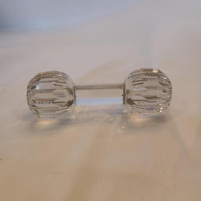 Vintage Crystal Knife Rest
