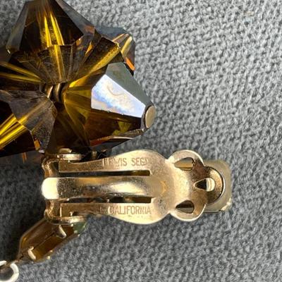 Lewis Segal Signed Vintage Earrings