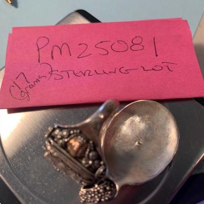 Sterling Brooch & Secret Compartment Ring