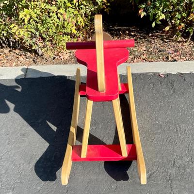 Vintage-Style Janod Wood Rocking Horse Pony