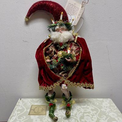 Mark Roberts Candlelight Christmas Elf Fairy approx 18" tall