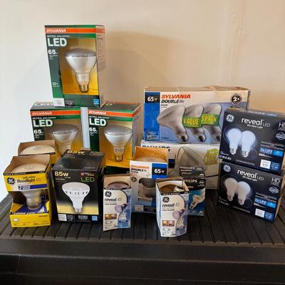 1262 Lot of Misc LED & Flood Lightbulbs