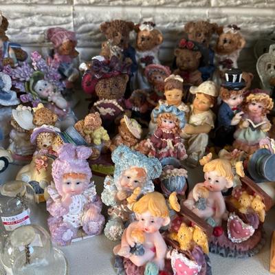 Large group of figurines