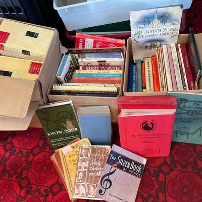 Boxes of books - Funk Wagnall encyclopedia 1959-1966