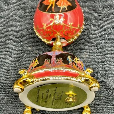 Clara And The Nutcracker Ballet Music Box Egg By Ardleigh Elliot