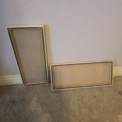 Vintage off white Picture frames