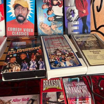 Branson VHS incl autographed tapes