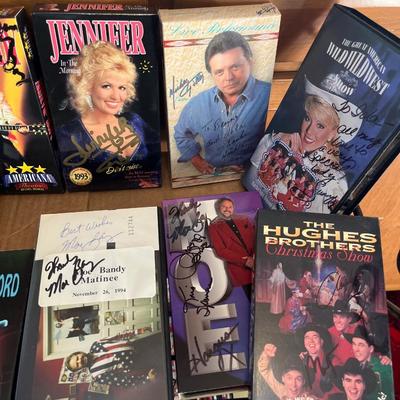 Branson VHS incl autographed tapes