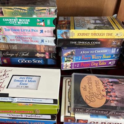 VHS & some DVDs
