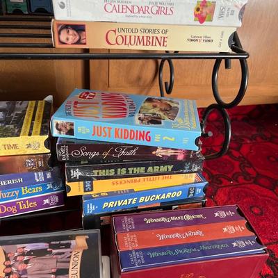 VHS & some DVDs
